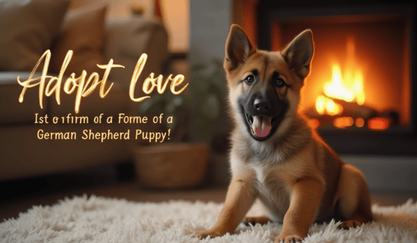 Adopt Love in the Form of a German Shepherd Puppy!