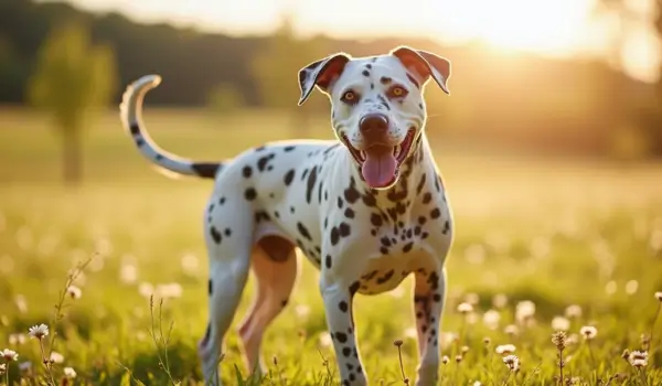 dalmatian pitbull mix